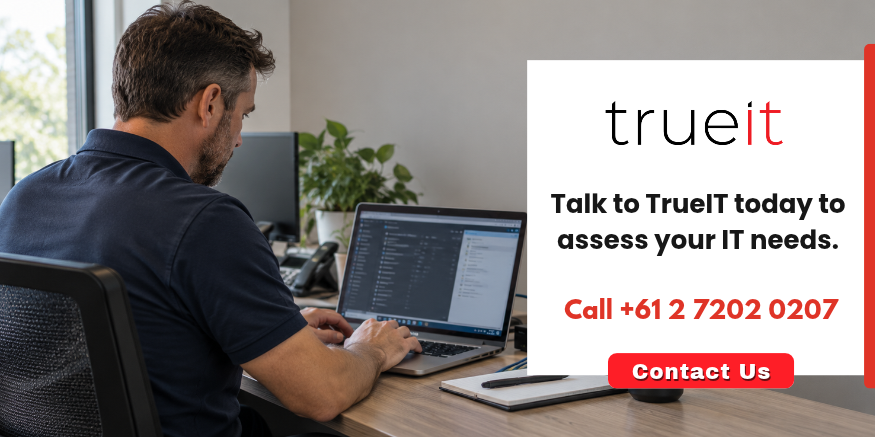 Talk to experts at TrueIT to get outsourced IT support