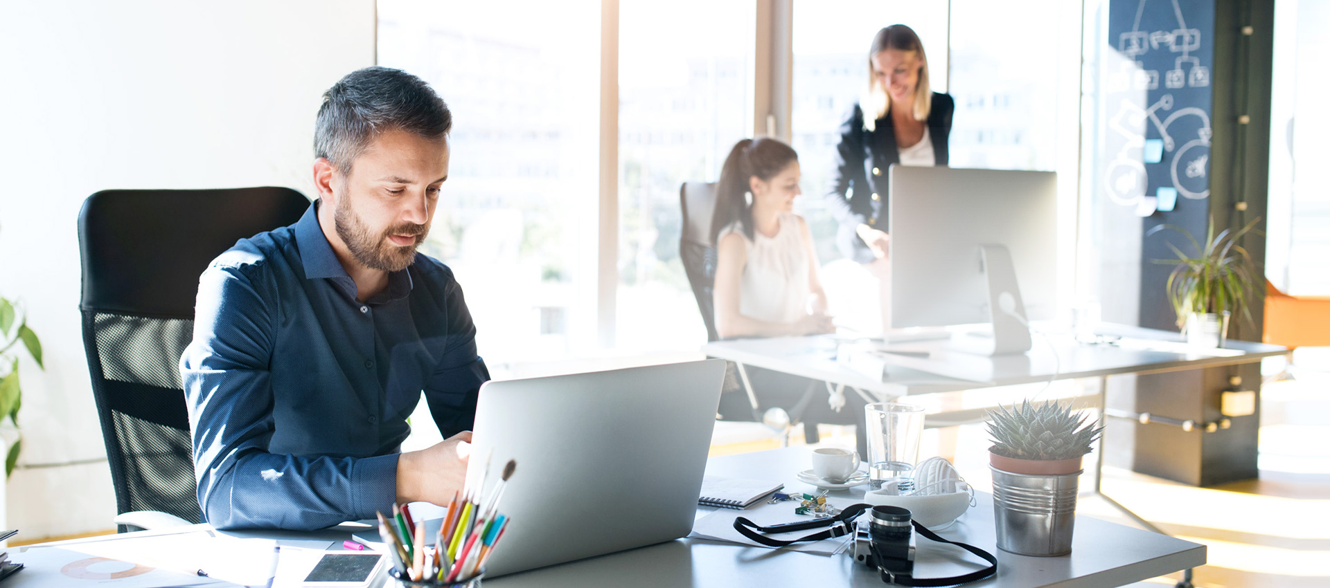 Technician configuring secure IT infrastructure in an Australian business environment